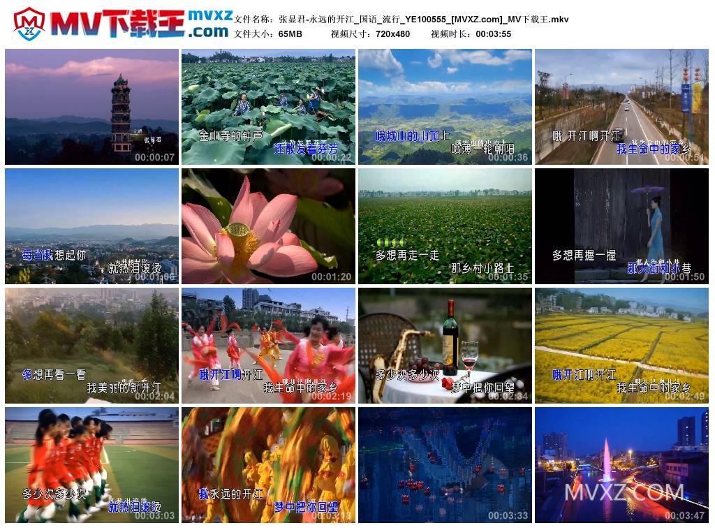 张显君-永远的开江_国语_流行_YE100555